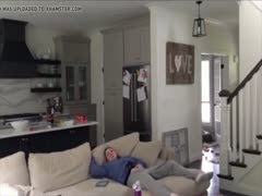 Sexy wife at home, bed mast with iPad, xxx hidden cam wife masturbating
